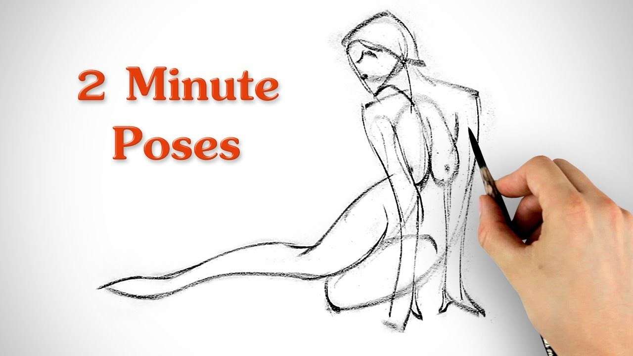 Gesture Drawing Examples - 2 Minute Poses