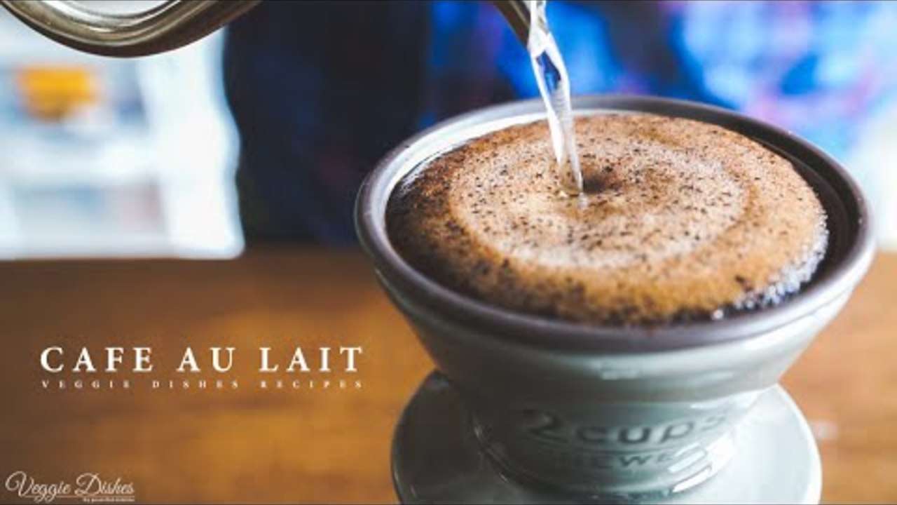 時間をかけてゆっくり楽しむ。贅沢なカフェオレの作り方:How to make Café Au Lait | Veggie Dishes by Pea