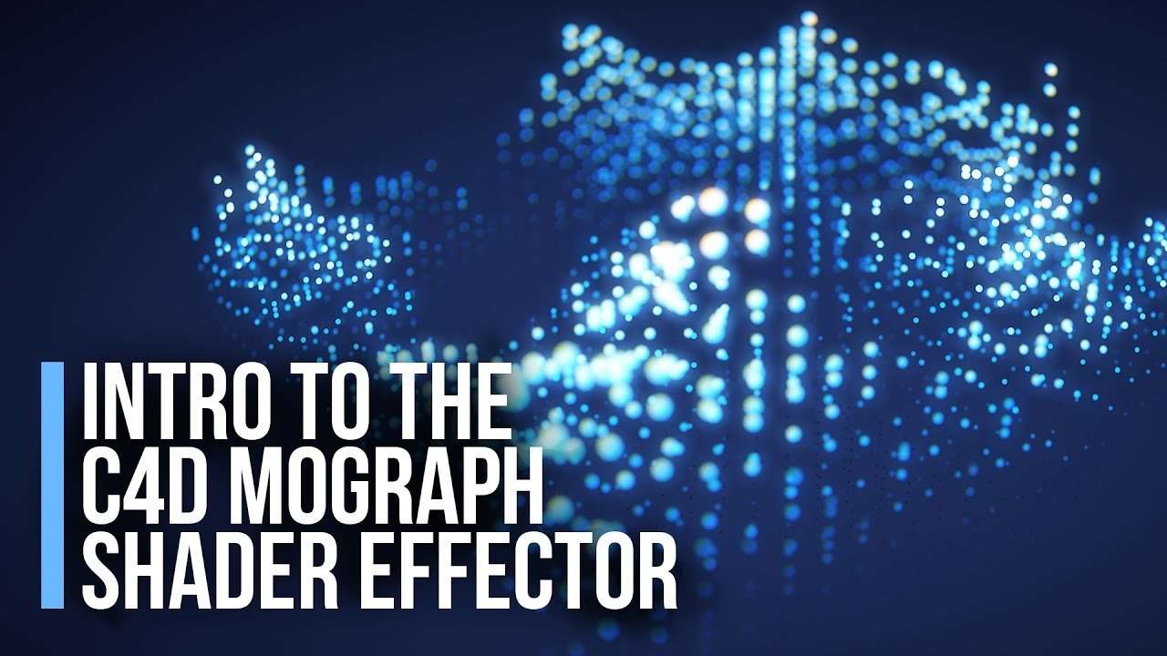 Cinema 4D Tutorial - Intro to the Mograph Shader Effector