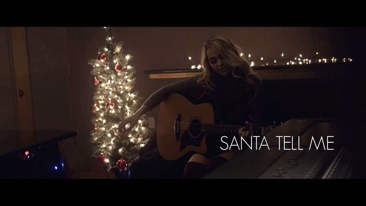 Santa Tell Me - Ariana Grande - Cover by Riley Biederer