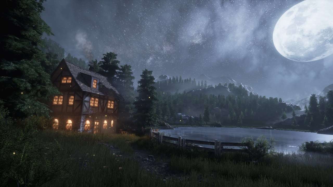 Creating a quick Unreal Engine 4 Night/Lake Scene