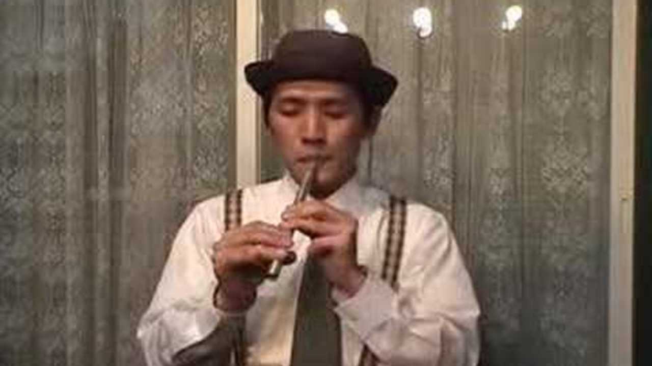 hatao playing Irish Tin whistle　★ティン・ホイッスルの演奏