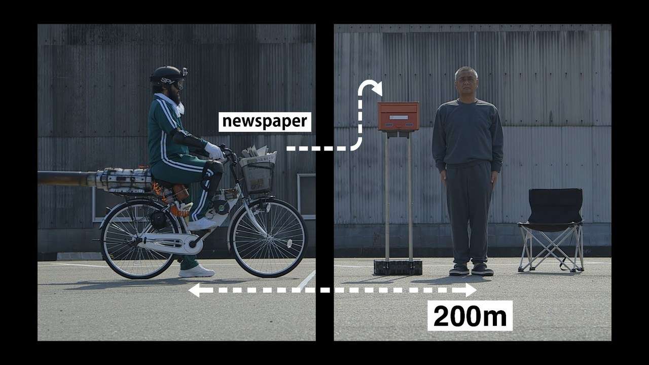 西日本新聞ｑＢｉｚ ＷｅｂＣＭ第２弾「世界最速の新聞配達」篇