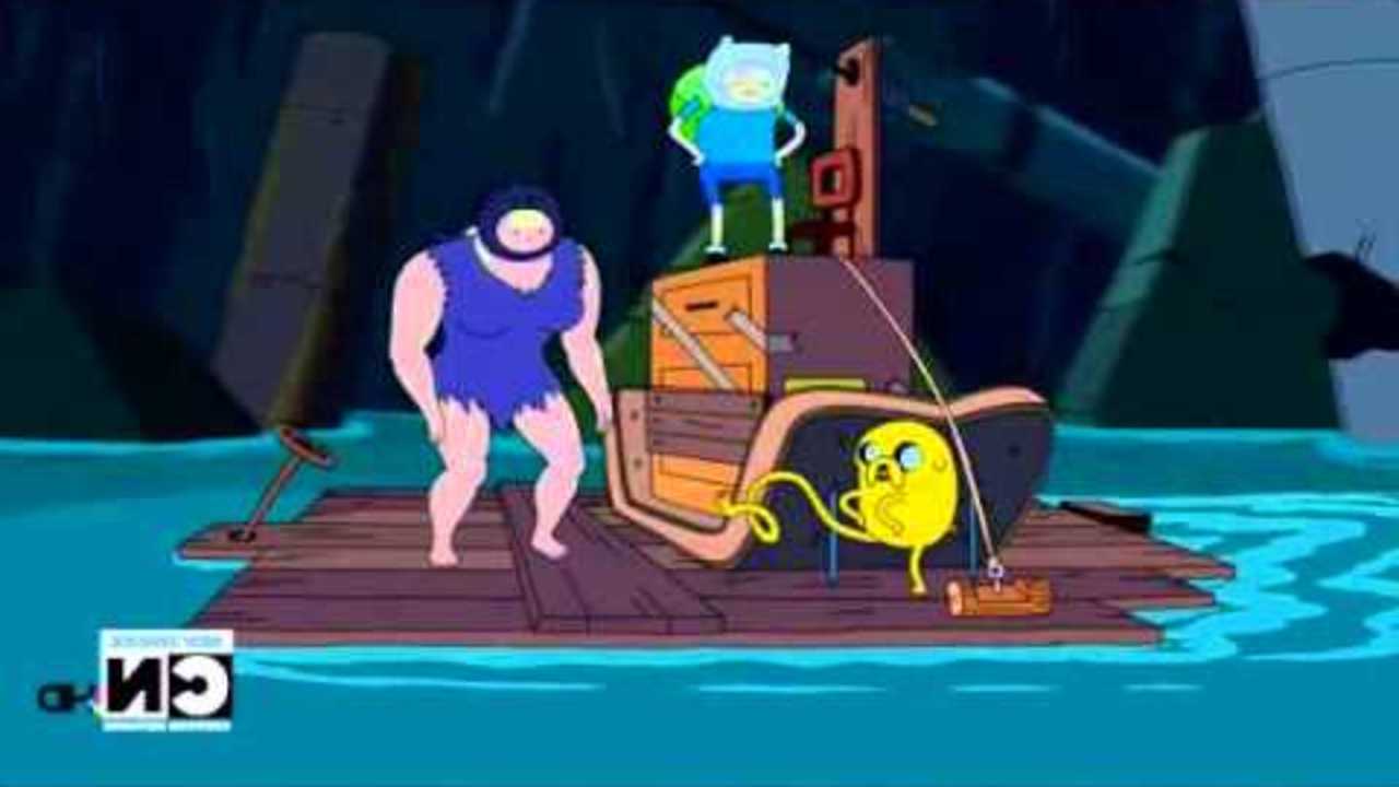I'm on a boat with a couple of wackos - Finn, Jake and Susan
