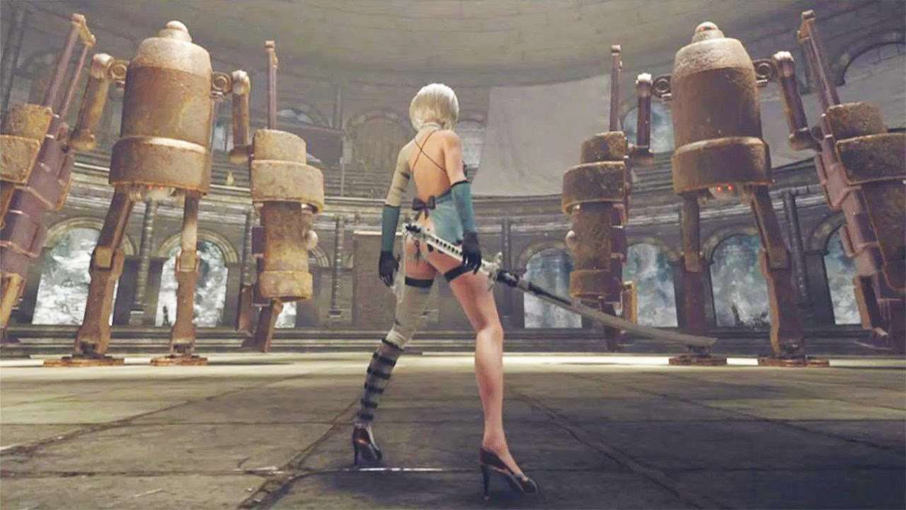 NieR Automata First DLC Gameplay Demo (PS4 PC)