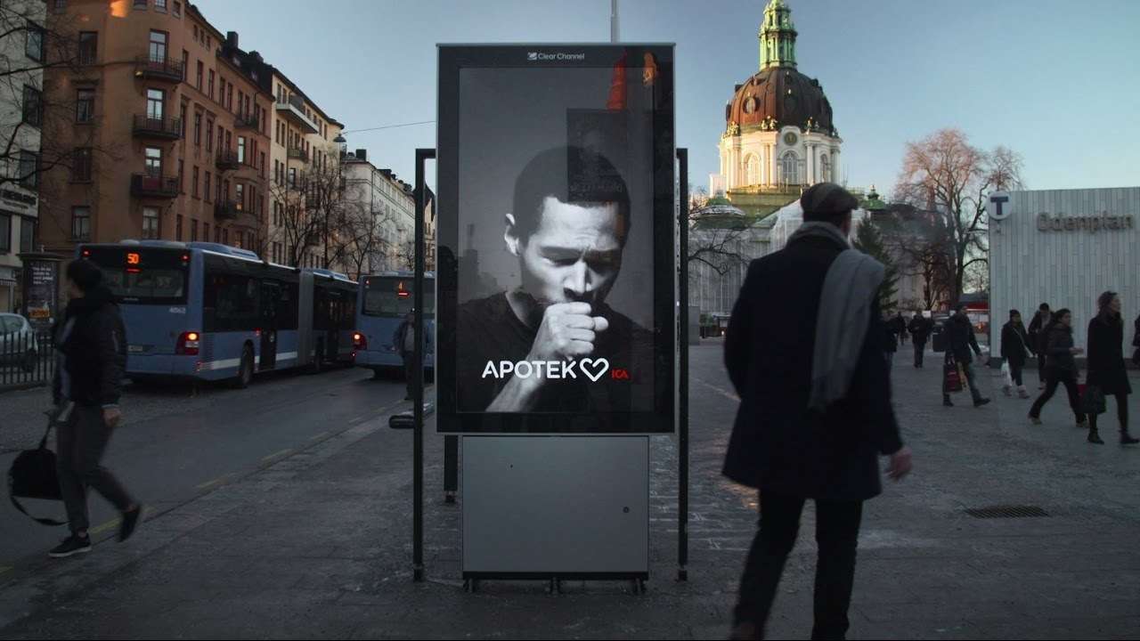The coughing billboard