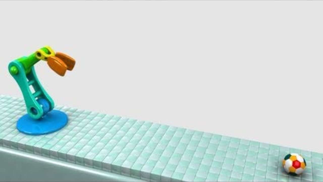 Arm and Ball : 3DCG Key frame Animation [HD] : 牛山雅博