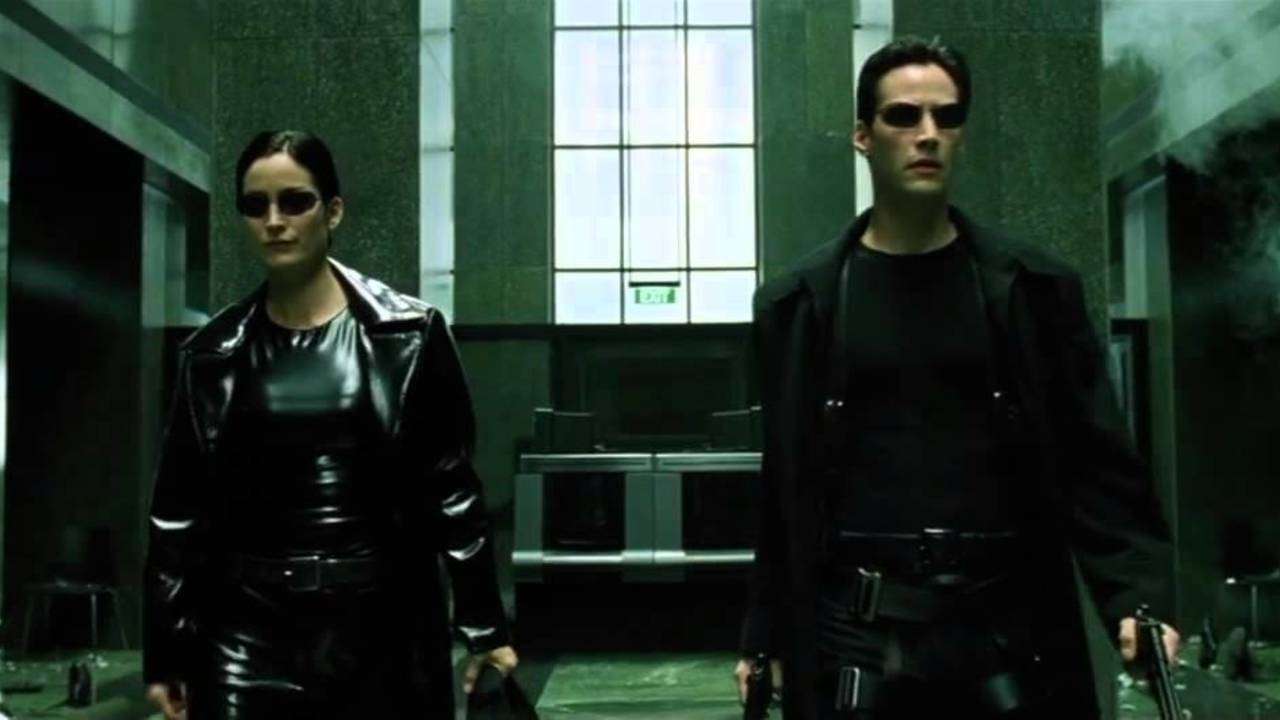 Matrix Lobby Scene Shootout (HD)