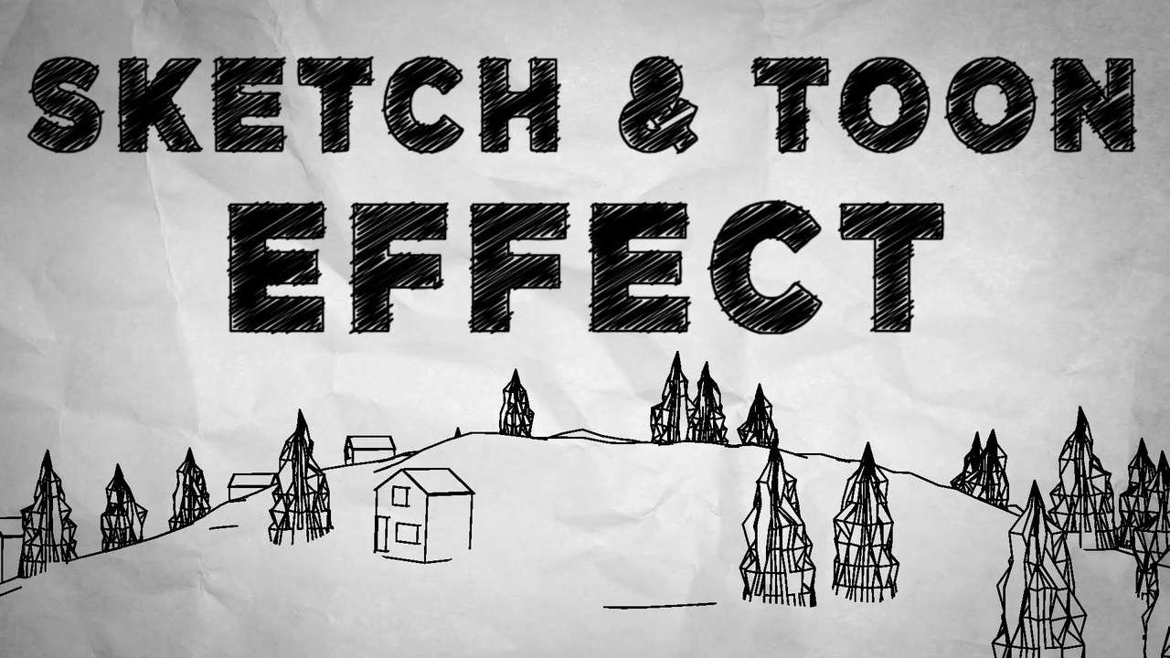 Part #1 - Tutorial - Sketch & Toon Effect  (Cinema 4d)