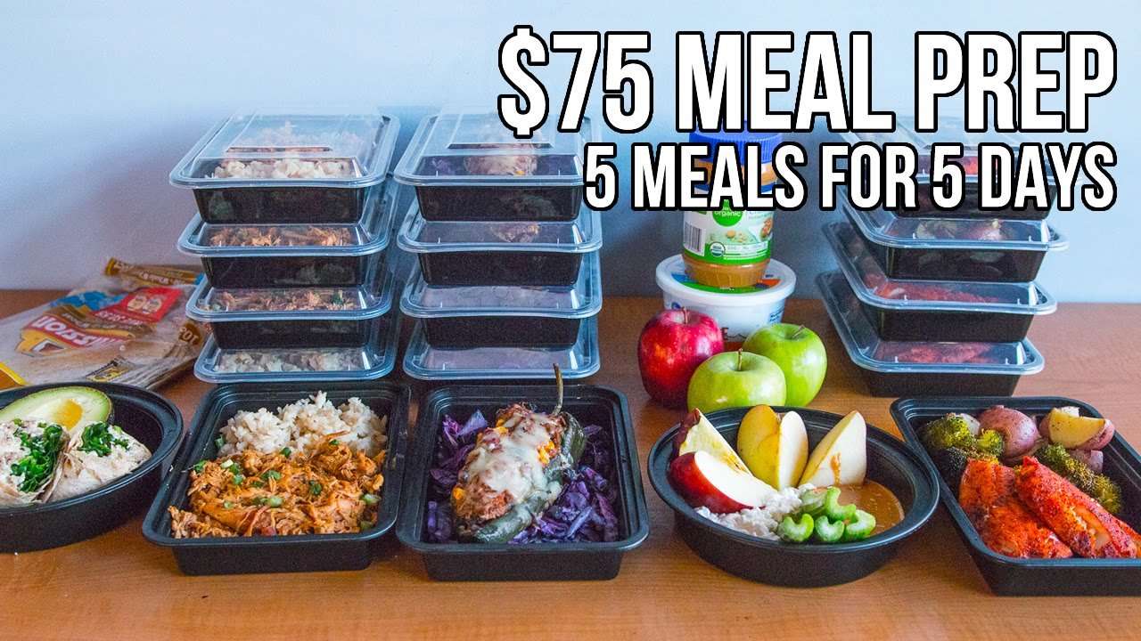 $75 Epic Meal Prep 2016 - 5 meals for 5 days