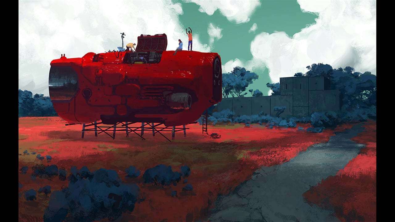Red Fields by Daniel Xiao