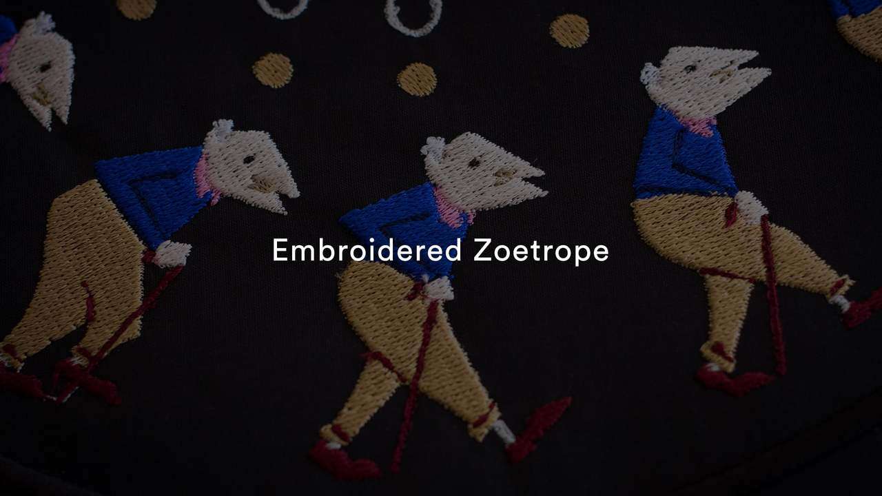 Embroidered Zoetrope