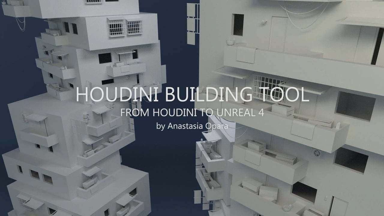 Houdini - Unreal 4 Building Tool