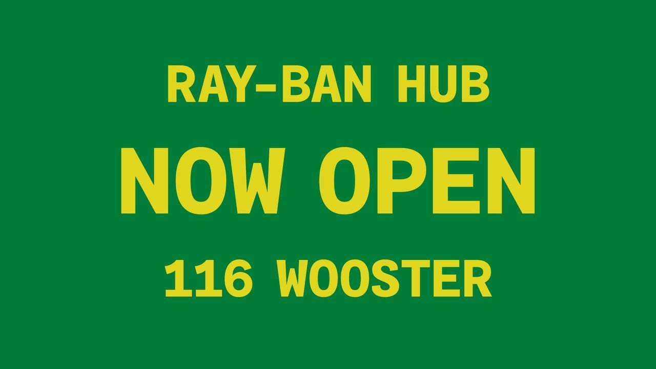 Ray-Ban: Get Creative at 116 Wooster (2015)