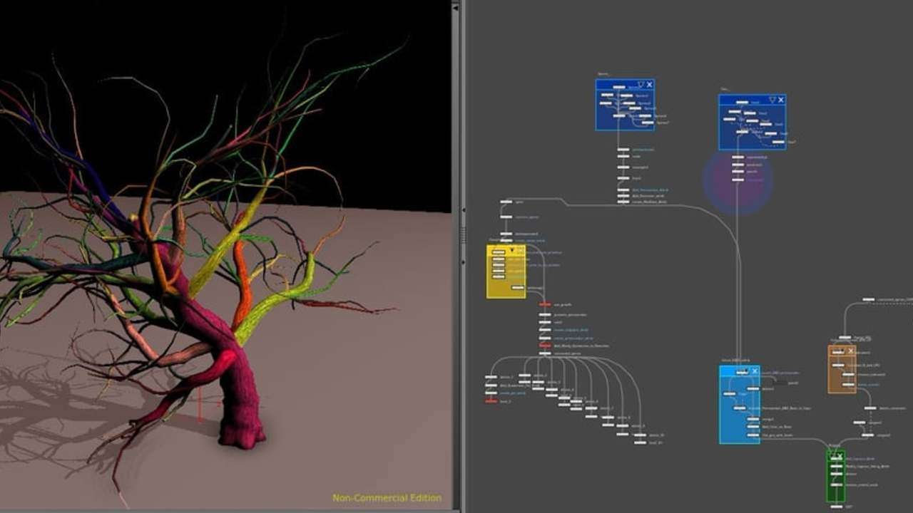 SpeedTree to Houdini FX _ Growing Asset _ R&D