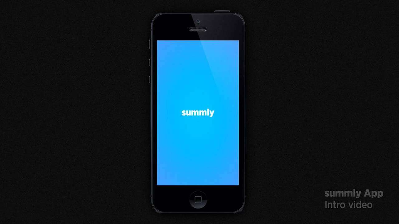 summly App intro video