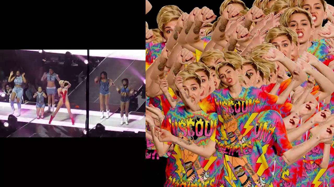 Miley Cyrus - Do my thang - tour visuals